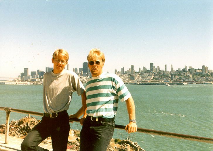 Klaus and Dirk on Alcatraz
